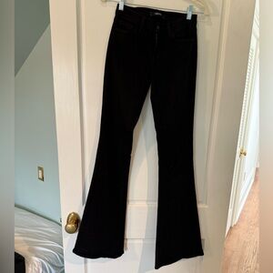 J Brand Black Flare & Wide Leg Jeans